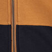 Gilet zippé doublé à capuche camel homme