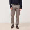 Pantalon chino straight taupe homme