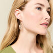 Boucles d'oreilles pendantes couleur or femme