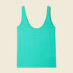 Débardeur sans manches vert turquoise femme