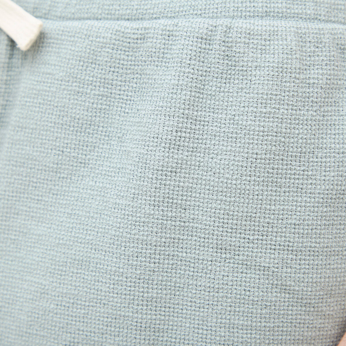 Short droit avec cordon vert clair homme