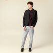 T-shirt manches longues bordeaux homme