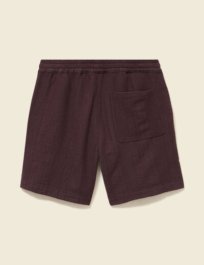 Bermuda marron fonc&eacute; homme