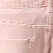 Jeans straight longueur 32 en coton rose homme