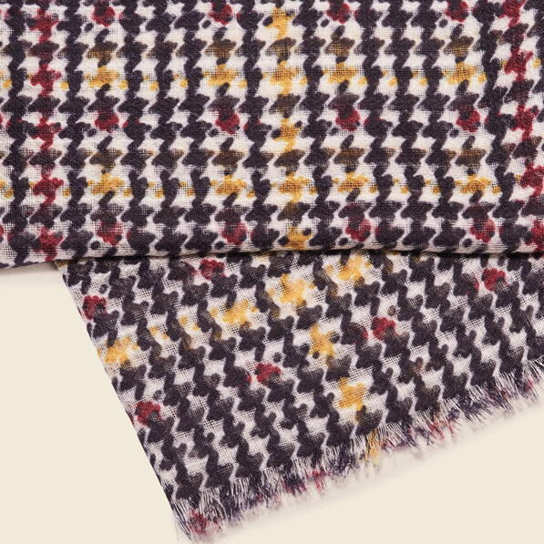 Foulard noir femme