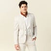 Veste blazer cintré sable homme