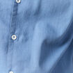 Chemise manches courtes bleu gris homme