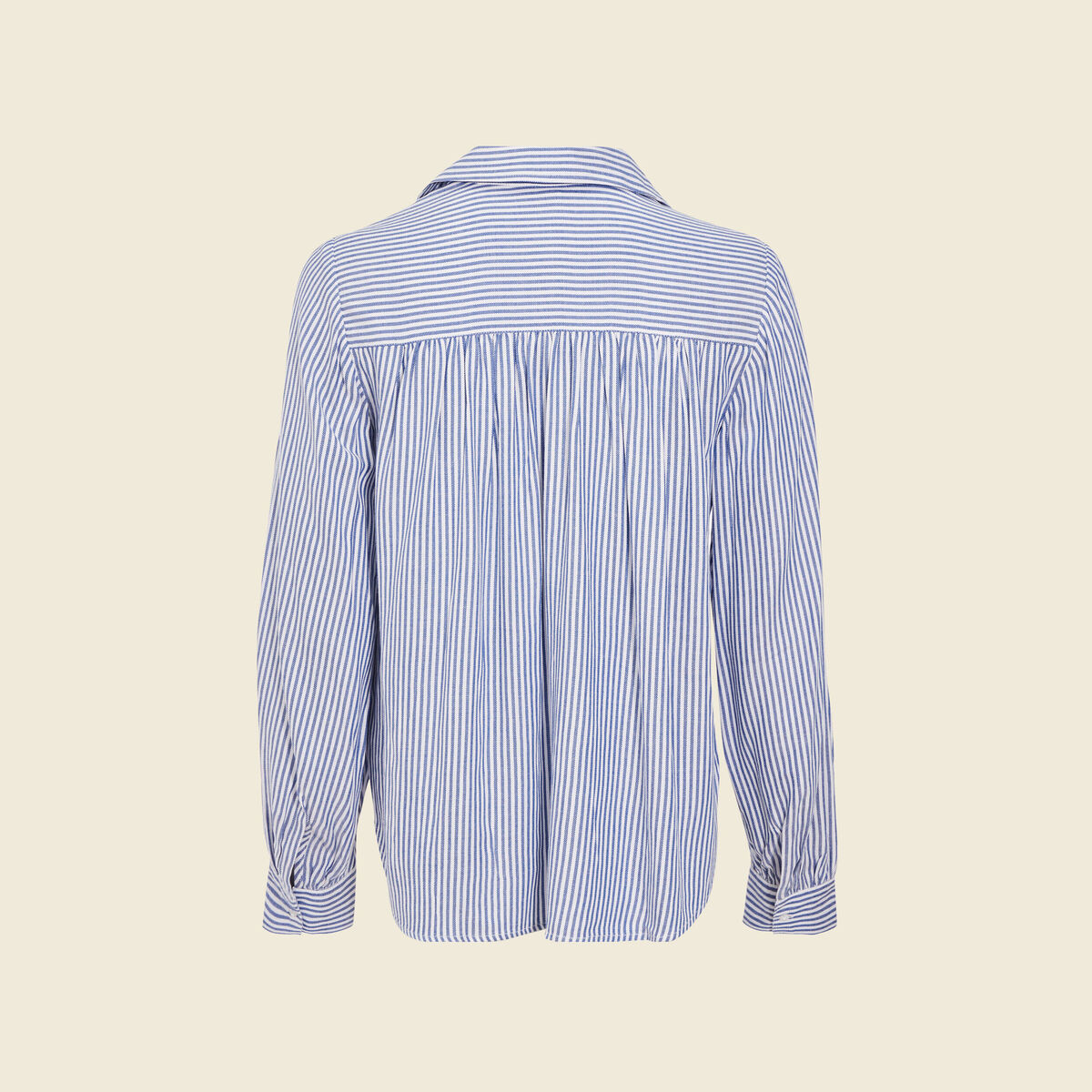 Blouse manches longues ecru femme
