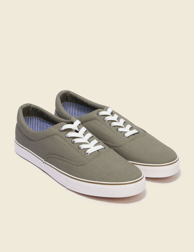 Tennis vert kaki homme