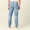 Jeans large relaxed denim bleach homme