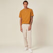 T-shirt oversize manches courtes camel homme
