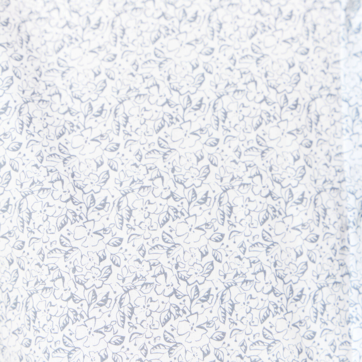 Chemise cintr&eacute;e en coton manches longues gris homme