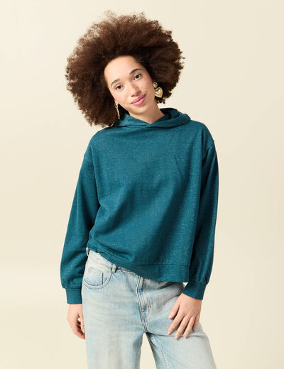 Sweat-shirt Femme Oversize Hiver – Confort Chaud Manches Longues Col Rond Unie