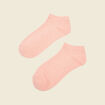 Chaussettes rose saumon femme