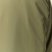 Blouson droit court &agrave; capuche vert kaki homme