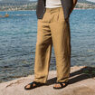 Pantalon droit longueur 32 vert olive homme