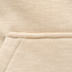 Sweat manches longues zipp&eacute; beige homme