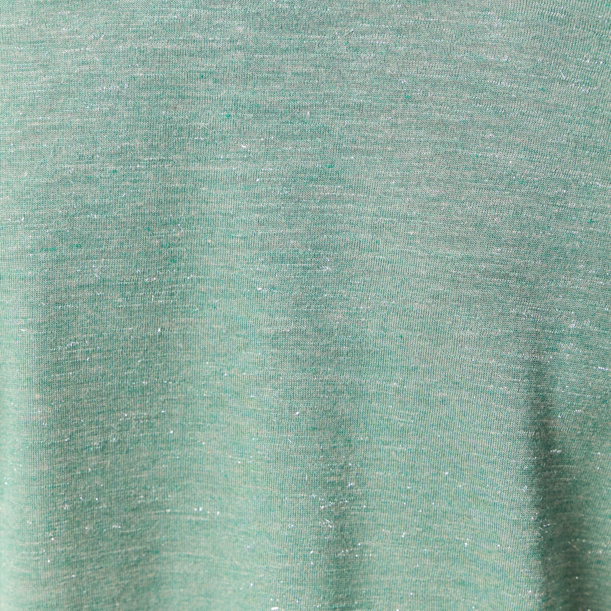 T-shirt manches courtes brillant vert foncé femme