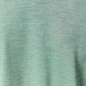 T-shirt manches courtes brillant vert foncé femme