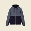 Sweat zipp&eacute; &agrave; capuche vert fonc&eacute; homme
