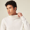 Pull manches longues ecru homme