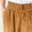 Tregging velours 7/8ème beige femme