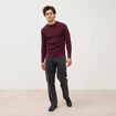 Jeans large relaxed denim noir homme