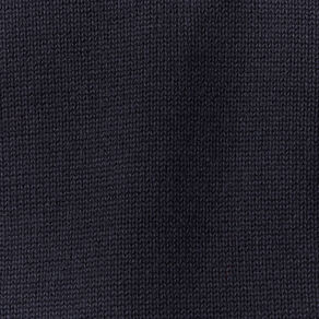 Pull manches longues col polo bleu marine homme