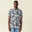 Chemise manches courtes bleu homme
