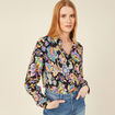 Chemise manches longues multicolore femme