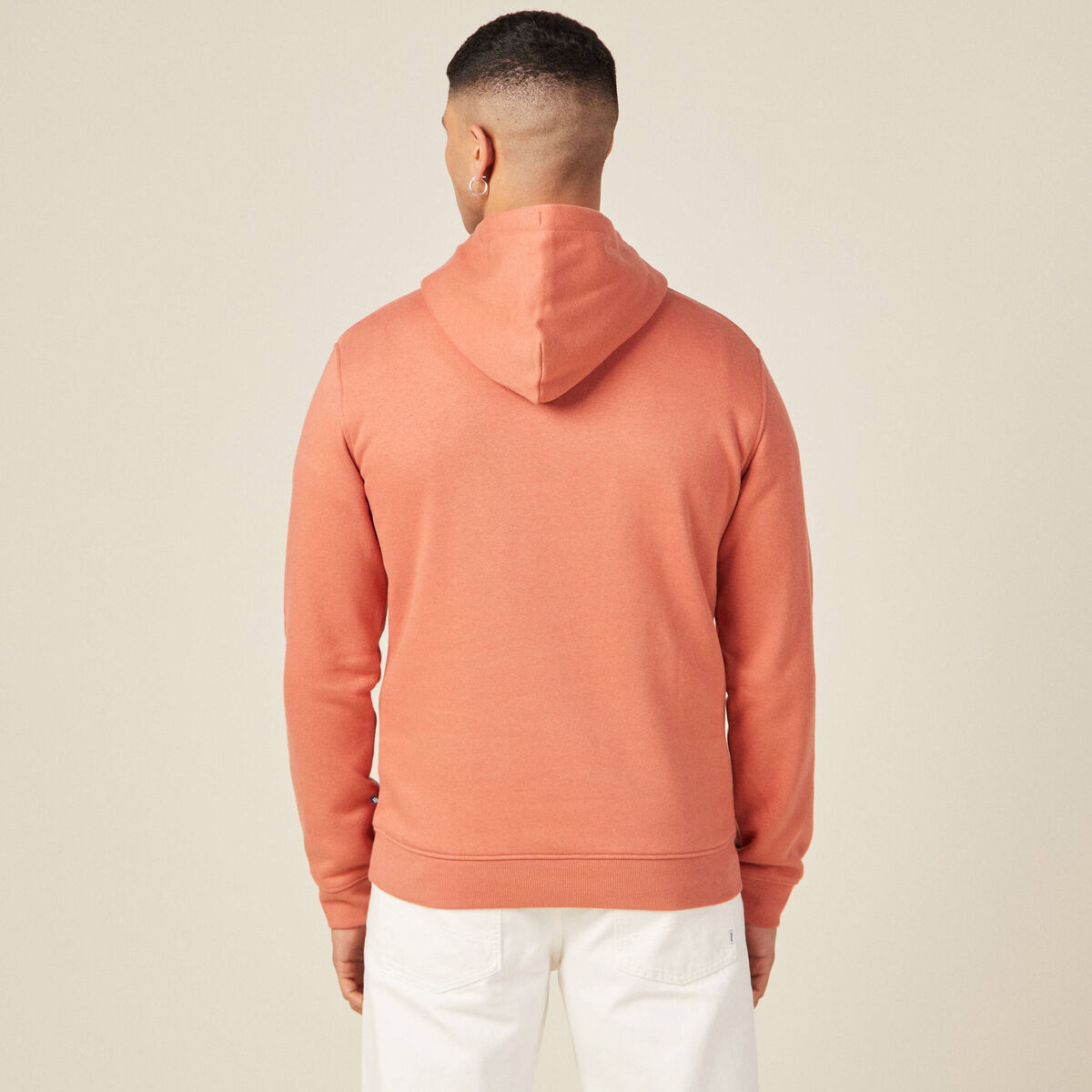 Sweat manches longues rose homme