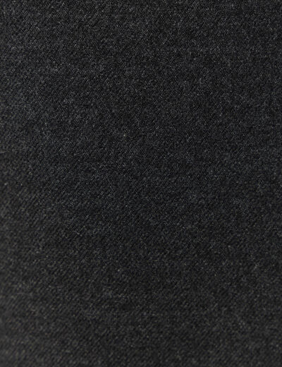 Jupe longue droite gris femme