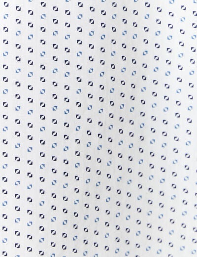 Chemise manches courtes blanc homme