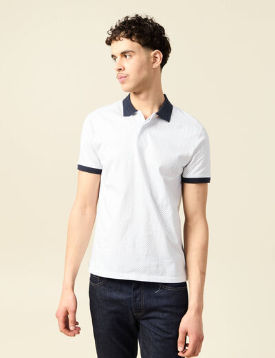Polo éco-responsable vert olive homme