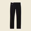Jeans straight denim noir homme