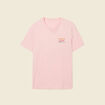 T-shirt manches courtes rose saumon homme