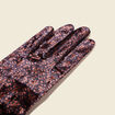 Ensemble gants et porte-cartes multicolore femme