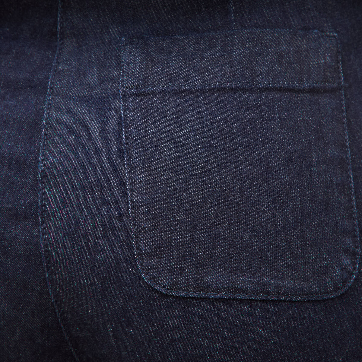 Jeans bootcut taille haute 7/8&egrave;me denim brut femme