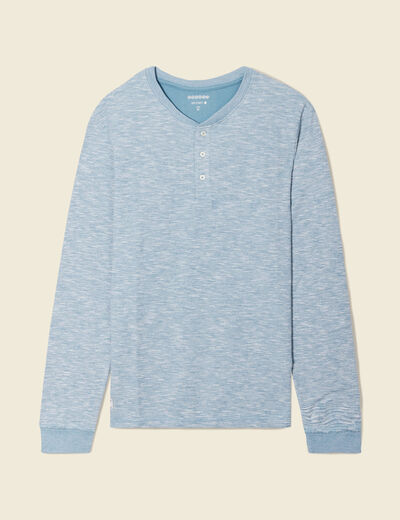 T-shirt éco-responsable bleu gris homme