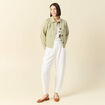 Blouse manches 3/4 blanc femme