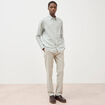 Chemise manches longues vert clair homme
