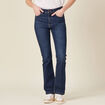 Jeans bootcut denim brut femme