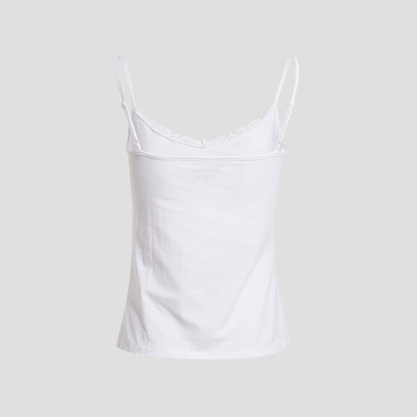 debardeur bretelles fines blanc femme Débardeur bretelles fines blanc femme