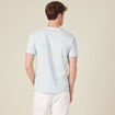 T-shirt manches courtes bleu ciel homme
