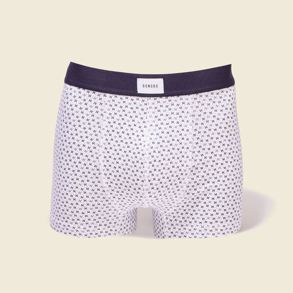 Lot 2 boxers bleu foncé homme