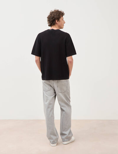 T-shirt en coton noir homme