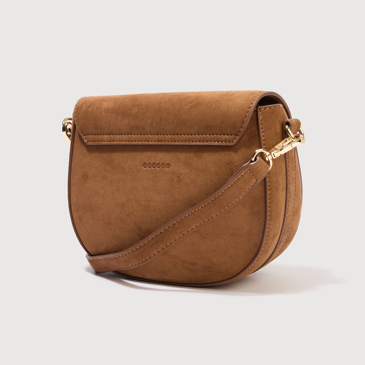 Sac bandouli&egrave;re avec doublure camel femme