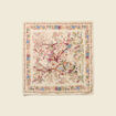 Foulard satin&eacute; ecru femme