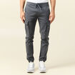 Pantalon battle bas resserr&eacute; vert fonc&eacute; homme
