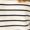 Pull manches longues bleu marine femme